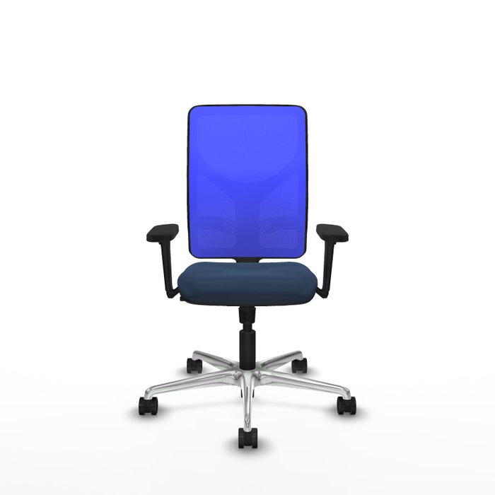 PIQUERAS Y CRESPO Silla de oficina Motilla con mecanismo Sincro, Azul PIQUERAS Y CRESPO Silla de oficina Motilla con mecanismo Sincro, Azul