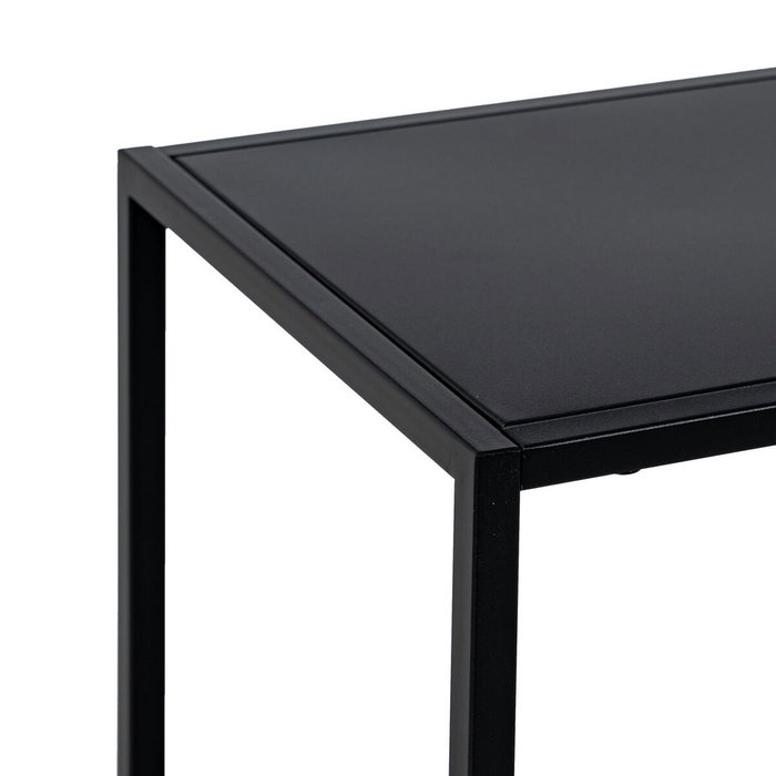 Ixia Estantería Negro Acero 100 x 30 x 81 cm Ixia Estantería Negro Acero 100 x 30 x 81 cm