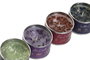DKD Home Decor Surtido de 4 Velas de Cera de Parafina y Piedra