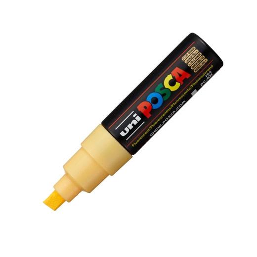 POSCA PC-8K Marcador No Permanente Punta Biselada 8.0 mm Naranja Claro Fluor