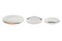 DKD Home Decor Vajilla Teide 18 Piezas de Porcelana Azul y Multicolor