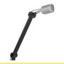 ICY BOX IB-MAG103B-T Soporte de brazo para micrófono negro con base para escritorio, ajuste de altura, aluminio, plástico, acero, 3/8"