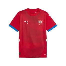 Camiseta de Fútbol de Manga Corta Hombre Puma Serbia 2024 9-10 Años