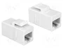 DeLOCK 86379 Módulo Keystone RJ45 Cat.6 UTP Blanco Diseño Angular