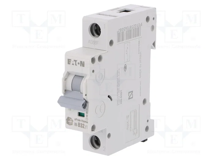 EATON ELECTRIC Interruptor magnetotérmico HN-B32/1 32A 1 Polo 6kA EATON ELECTRIC Interruptor magnetotérmico HN-B32/1 32A 1 Polo 6kA