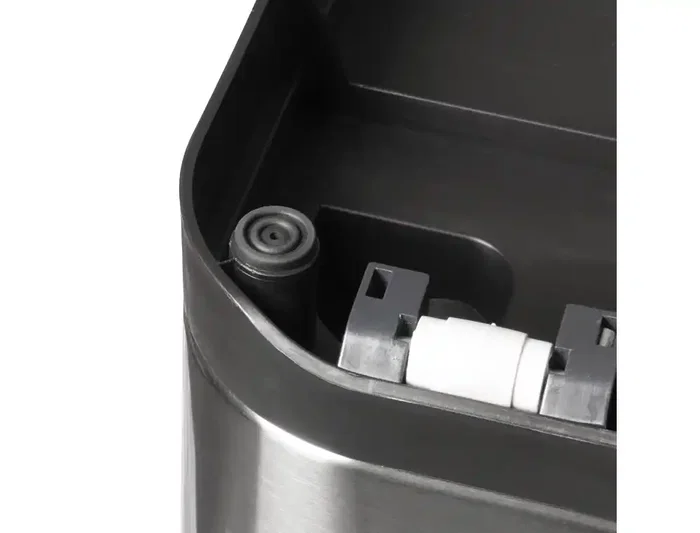 Maul Papelera Metálica Cycle Acero Inoxidable con Pedal 40 Litros Doble Compartimento