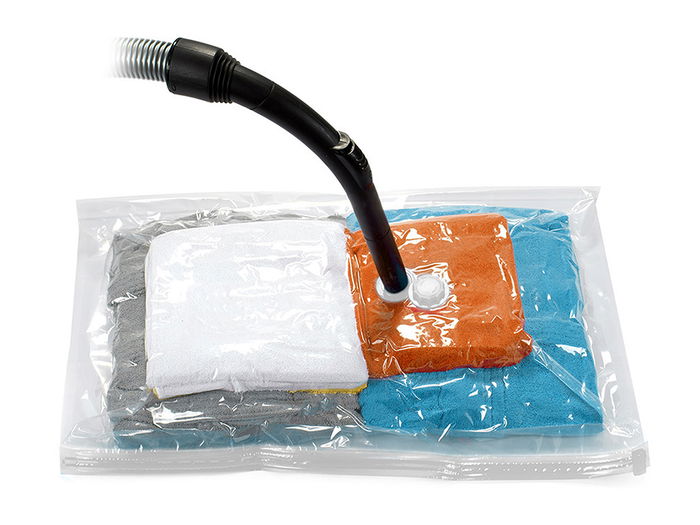 Kipit Bolsa de Vacío Transparente 70 x 100 cm Reduce Volumen 70% (Set de 36)