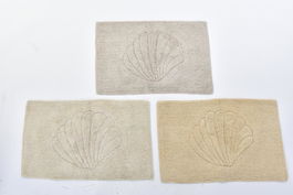 DKD Home Decor Alfombra Marron Claro Beige 50 x 80 x 1 cm (6 Unidades)