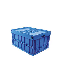 CONGOST Contenedor Plegable con Tapa para Almacenaje, 80 x 60 x 45 cm (800x600x450 mm)