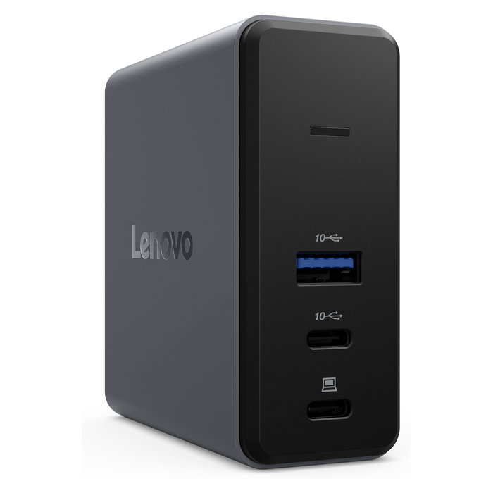 Lenovo X9 Charging GaN Dock USB-C 60W | 2x USB-C 3.2, HDMI 2.1, Lector MicroSD | Resolución 4K 3840x2160, Gris, Incluye Estuche Lenovo X9 Charging GaN Dock USB-C 60W | 2x USB-C 3.2, HDMI 2.1, Lector MicroSD | Resolución 4K 3840x2160, Gris, Incluye Estuche