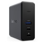 Lenovo X9 Charging GaN Dock USB-C 60W | 2x USB-C 3.2, HDMI 2.1, Lector MicroSD | Resolución 4K 3840x2160, Gris, Incluye Estuche