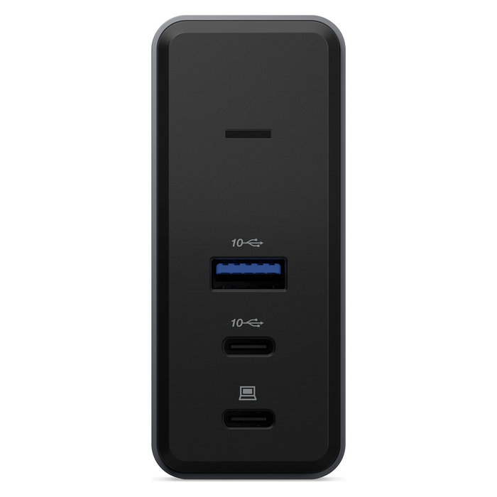 Lenovo X9 Charging GaN Dock USB-C 60W | 2x USB-C 3.2, HDMI 2.1, Lector MicroSD | Resolución 4K 3840x2160, Gris, Incluye Estuche Lenovo X9 Charging GaN Dock USB-C 60W | 2x USB-C 3.2, HDMI 2.1, Lector MicroSD | Resolución 4K 3840x2160, Gris, Incluye Estuche