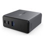 Lenovo X9 Charging GaN Dock USB-C 60W | 2x USB-C 3.2, HDMI 2.1, Lector MicroSD | Resolución 4K 3840x2160, Gris, Incluye Estuche