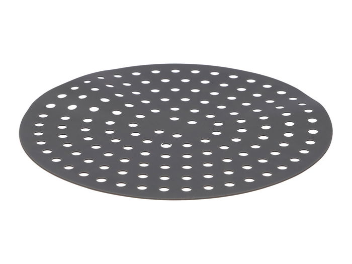 Kinvara Rejilla Redonda Freidora de Aire de Silicona Gris 20x2x20 cm (Set de 48)