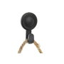 DKD Home Decor Set de 3 Espejos Decorativos con Diseño de Corazón, Negro