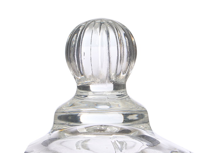 Giftdecor Bombonera de Cristal Transparente para Regalo - 10x11.5x10 cm (Set de 24)