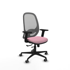 PIQUERAS Y CRESPO Silla de oficina Cilanco Rosa y Gris