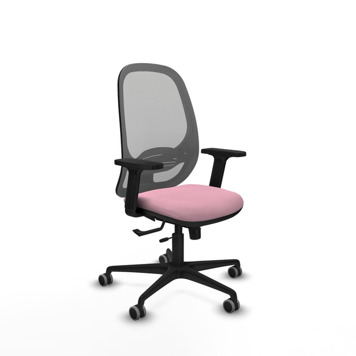 PIQUERAS Y CRESPO Silla de oficina Cilanco Rosa y Gris PIQUERAS Y CRESPO Silla de oficina Cilanco Rosa y Gris