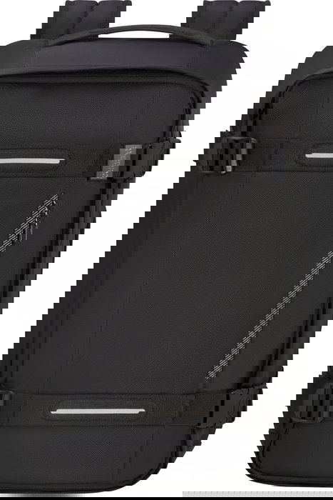 American Tourister Mochila de viaje Urban Track, 44 Litros, Negra, Unisex, con compartimento para portátil y bolsillos con cremallera