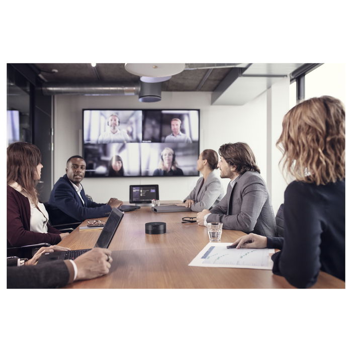 EPOS EXPAND Capture 5 Sistema de Audio para Conferencias en Grupo con Micrófonos (7), Certificado Microsoft Teams, Negro