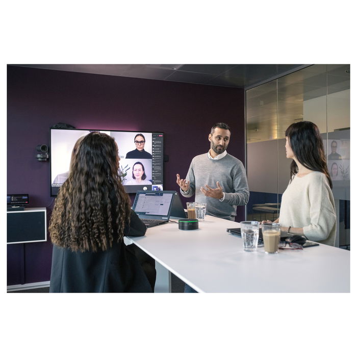 EPOS EXPAND Capture 5 Sistema de Audio para Conferencias en Grupo con Micrófonos (7), Certificado Microsoft Teams, Negro