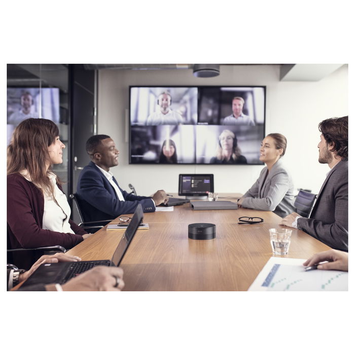 EPOS EXPAND Capture 5 Sistema de Audio para Conferencias en Grupo con Micrófonos (7), Certificado Microsoft Teams, Negro