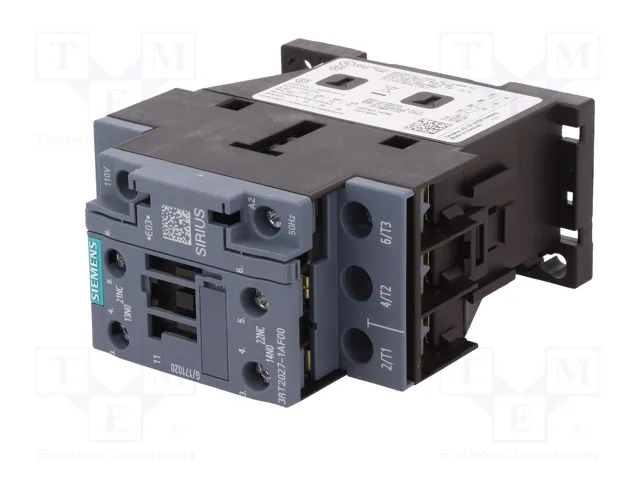 SIEMENS 3RT2027-1AF00 Contactor 3-polar 32A 110V AC