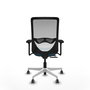 PIQUERAS Y CRESPO Silla de oficina Zulema Verde petróleo y Blanco