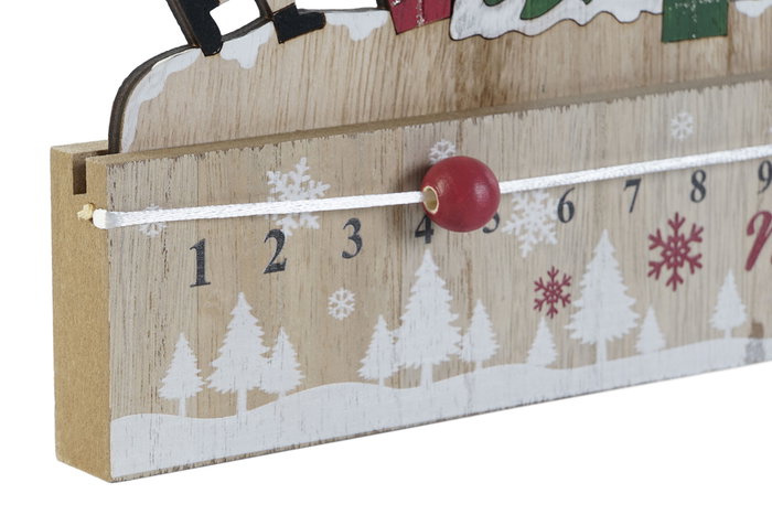 DKD Home Decor Calendario Adviento Multicolor 45 x 19 x 2 cm (2 Unidades)