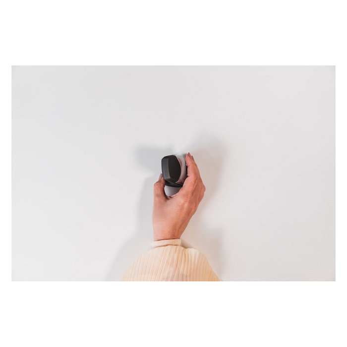 BakkerElkhuizen DXT Precision Mouse Wireless, Ratón Vertical Ergonómico Inalámbrico, 2000 DPI, Negro y Gris