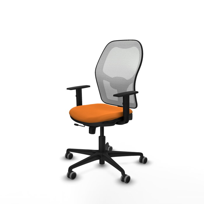 PIQUERAS Y CRESPO Silla de oficina Jorquera Naranja y Blanco