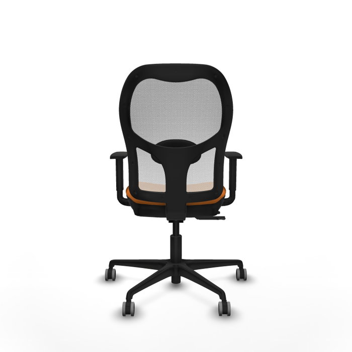 PIQUERAS Y CRESPO Silla de oficina Jorquera Naranja y Blanco