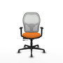PIQUERAS Y CRESPO Silla de oficina Jorquera Naranja y Blanco