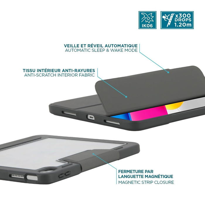 Funda para Tablet Mobilis IPAD 11 Gris