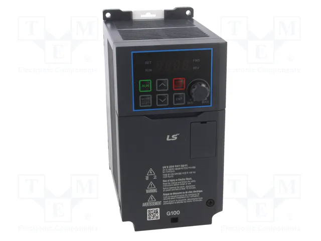 LS ELECTRIC Inversor Vectorial G100 0,75kW 3x400VAC