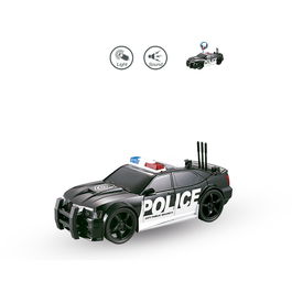 Tachan Coche De Policia Heroes De Ciudad 1:20 Con Luz Y Sonido