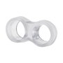 Micel Tope para Manilla de Puerta TP13, Plástico Flexible PVC Transparente, 47x25x14 mm – Protector Antigolpes