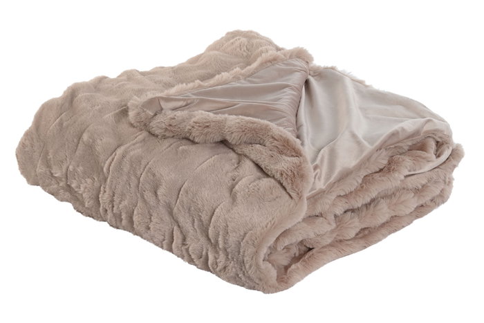 DKD Home Decor Rabit fur april 24 b Manta Rosa Palo 240 x 1 x 220 cm DKD Home Decor Rabit fur april 24 b Manta Rosa Palo 240 x 1 x 220 cm