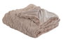 DKD Home Decor Rabit fur april 24 b Manta Rosa Palo 240 x 1 x 220 cm
