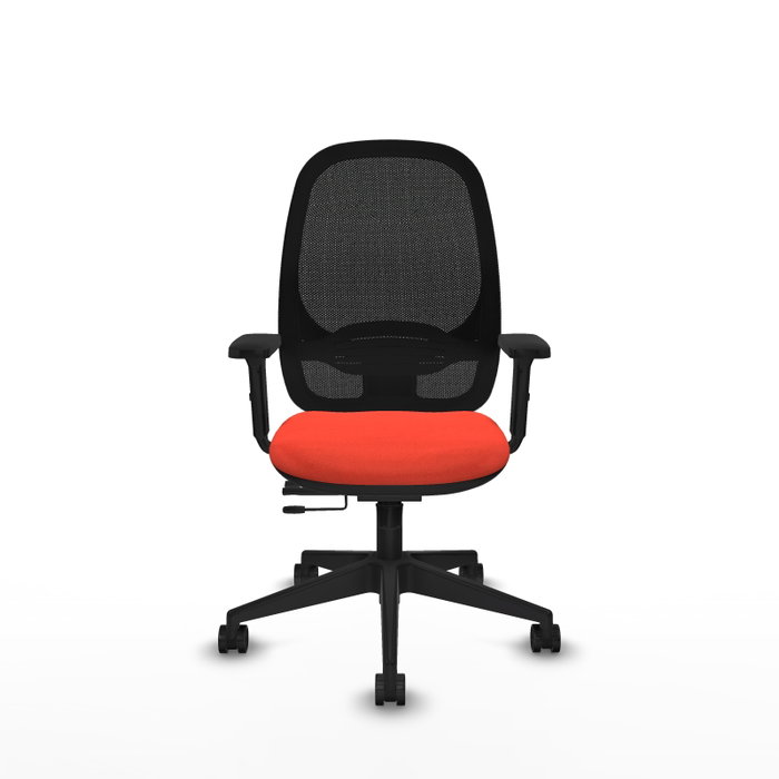 PIQUERAS Y CRESPO Silla de oficina Cilanco Naranja oscuro y Negro PIQUERAS Y CRESPO Silla de oficina Cilanco Naranja oscuro y Negro