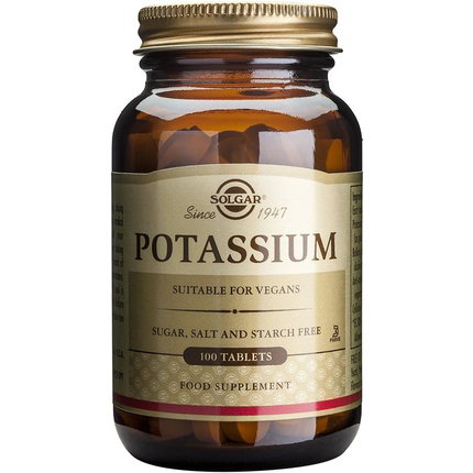 SOLGAR Gluconato de Potasio 99mg, 100 comprimidos