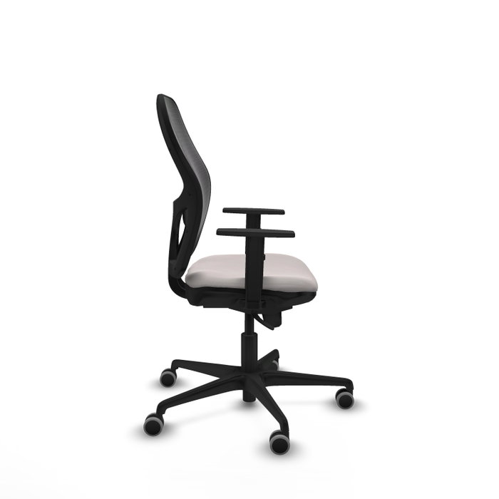 PIQUERAS Y CRESPO Silla de Oficina Jorquera Blanco y Negro