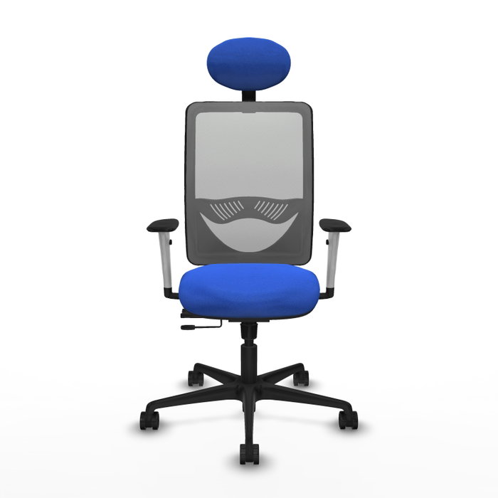 PIQUERAS Y CRESPO Silla de oficina Zulema Azul y Gris PIQUERAS Y CRESPO Silla de oficina Zulema Azul y Gris