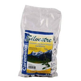 SILVESTRE Caramelos de Eucalipto con Azúcar Integral 1 kg