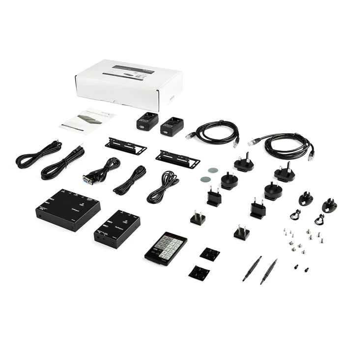StarTech.com Kit Extensor HDMI por IP ST12MHDLNHK - Transmisor y Receptor, 1080p Full HD, Hasta 15m sobre Red LAN, para Audio/Video/Infrarrojos
