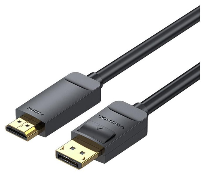 Vention Cable Conversor DisplayPort Macho a HDMI Macho 4K 2m Negro