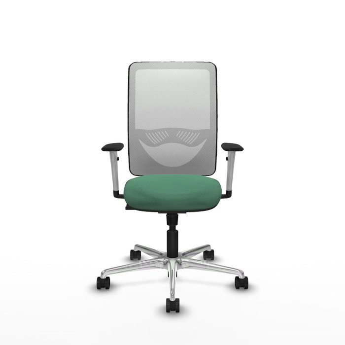 PIQUERAS Y CRESPO Silla de oficina Zulema Verde esmeralda y Blanco PIQUERAS Y CRESPO Silla de oficina Zulema Verde esmeralda y Blanco