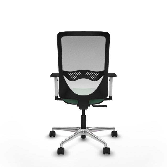 PIQUERAS Y CRESPO Silla de oficina Zulema Verde esmeralda y Blanco PIQUERAS Y CRESPO Silla de oficina Zulema Verde esmeralda y Blanco