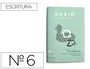 Rubio Cuaderno Caligrafía Nº 6 Certificado FSC 15x213x155 mm