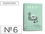 Rubio Cuaderno Caligrafía Nº 6 Certificado FSC 15x213x155 mm